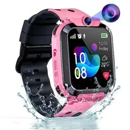 Produktbild: ELEJAFE Smartwatch Kinder mit GPS und Telefon, Kinder GPS Intelligente Uhr SOS wasserdichte IP68 Voice Chat Schulmodus Gegenseitiges Anrufen Touchscreen für Jungen Studenten Kinder