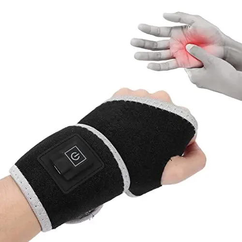Produktbild: Elektrisch Beheizte Handgelenkbandage, Hand & Handgelenk Beheizte Orthese, Handgelenkwärmer Elektrisch Beheizte Handgelenkbandage, USB 3 Temperaturverstellbares Beheiztes Handgelenk Schnelle Erwärmung