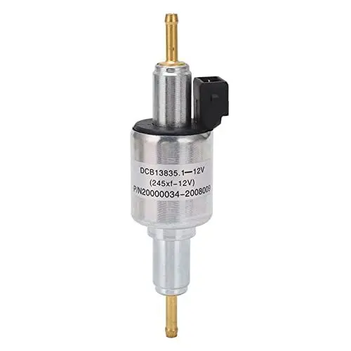 Produktbild: Elektrische Dosierpumpe, 12 V Standheizung Kraftstoffpumpe 65 Ml Edelstahl Hochleistungs-Kraftstoffdosierpumpe für Webasto Air Top Thermo E C V