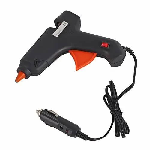 Produktbild: Heißklebepistole Hochtemperatur, 12V 40W Elektrische Heißklebepistole für Hof Weihnachtsbaum Dekoration/Geschenke Modell Werkzeug Heißklebepistole