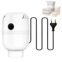 Produktbild: Elektrische Luftpumpe für Vakuumbeutel, 35 W Elektrische Pumpe für komprimierte Beutel, Tragbare Vakuumpumpe Saugluftpumpe 4500 Pa für Kleidung, Decken, Kissen, Bettdecken