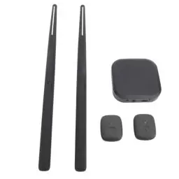 Produktbild: Elektrische Lufttrommel Set, Virtuelle Drumsticks Set, RGB Tragbar 3D-Bewegungsempfindung Air Drum Kit Mit & 8 Sounds für Erwachsene Percussion Accessoires (BLACK)