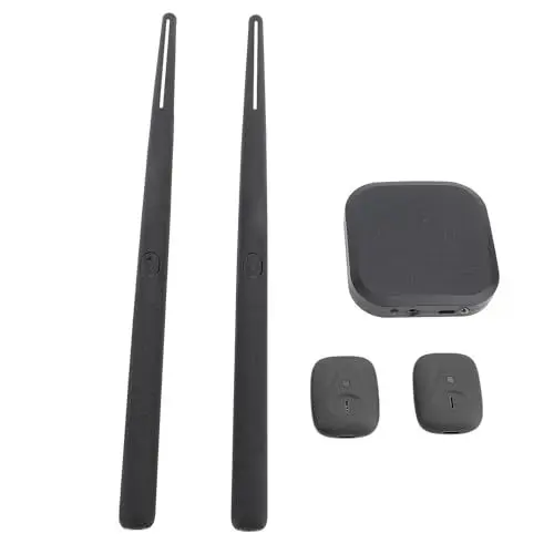 Produktbild: Elektrische Lufttrommel Set, Virtuelle Drumsticks Set, RGB Tragbar 3D-Bewegungsempfindung Air Drum Kit Mit & 8 Sounds für Erwachsene Percussion Accessoires (BLACK)