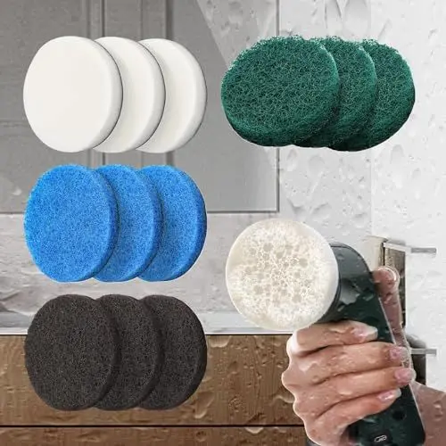 Produktbild: Elektrische Reinigungsbürste kompatibel Aufsatz für Bosch Universal Brush Bosch Reinigung Pad Bürste - Kompatibel mit Bosch Home/Garden 6033 Reinigungsbürste(12 Stück)