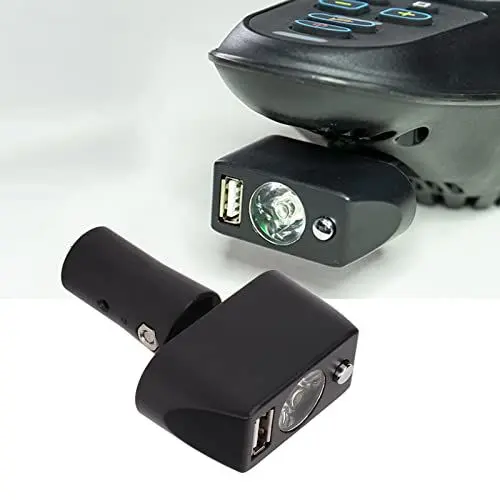 Produktbild: EIMSOAH Elektrische Rollstuhlbeleuchtung, 3-poliger XLR-Kopf, USB-Lade-Rollstuhlbeleuchtungssteuerung mit LED-Stromversorgung, LED-Licht, Elektrische Rollstuhlbeleuchtung mit