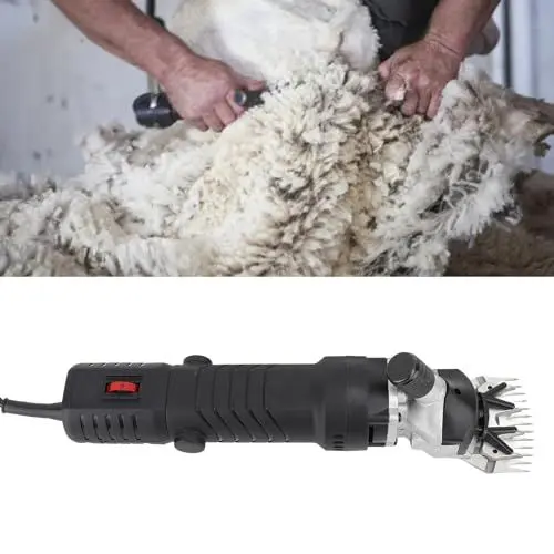 Produktbild: Elektrische Schafschere mit 320 W, Professionelle, Effiziente Schermaschine, Multifunktional für Schafe, Hunde, Kaninchen (EU-Stecker 220V)