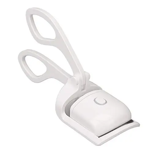 Produktbild: Elektrische Wimpernzange USB Mini Temperaturregelung Tragbare Wiederaufladbare Make-up Natürliche Curling Wimpern Langlebige Beheizte Wimpernzange (Weiß)