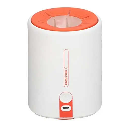 Produktbild: Elektrischer Baby-Milchflaschen-Shaker, Sicher, Flexibles Schlitz-Design, Tragbar, USB, Leicht, Weißer Milchpulver-Mixer, Anwendbar für Babys