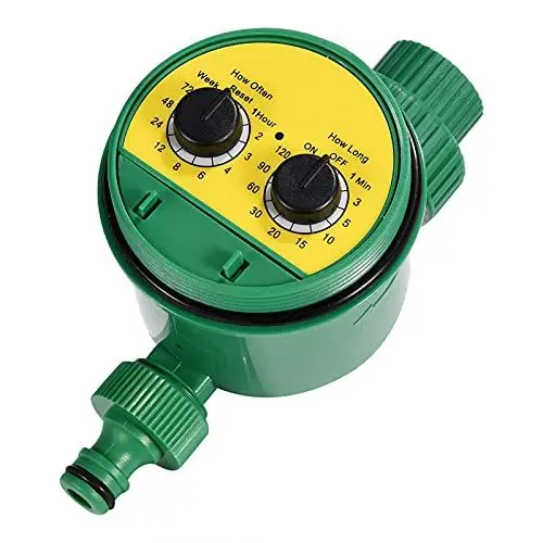 Produktbild: Elektrischer Bewässerungstimer, Automatischer Bewässerungsregler mit Wasserdichter Funktion für Garten, Dachgarten, Balkon, Villengarten Usw