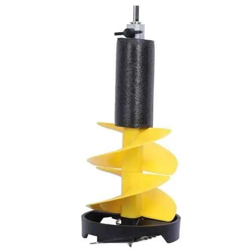 Produktbild: Pyhodi Eisbohrer, Hervorragende Leistung, Universaladapter, Schwimmender Bohrer, 8 Zoll Rotationsdurchmesser, 17,7 Zoll Länge, Eisbohrbohrer, Zum Eisfischen