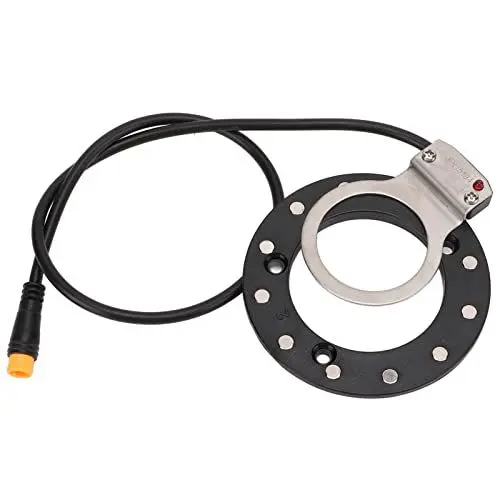 Produktbild: VGEBY Elektrischer Fahrrad-Unterstützungssensor, Hohe Empfindlichkeit 12 Magnete Dual-Hall-Sensor Elektrofahrrad-Pedal (Großes Loch)