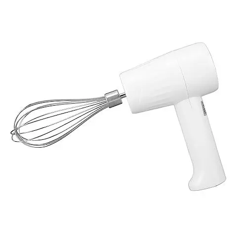 Produktbild: Elektrischer Handmixer mit Zerkleinerer, 3-Gang-Ei-Schlagsahne-Schläger, Edelstahl-Mixer, Elektrischer Hand-Eierschläger, Schneebesen-Knethaken für Bohrmaschine für Zuhause
