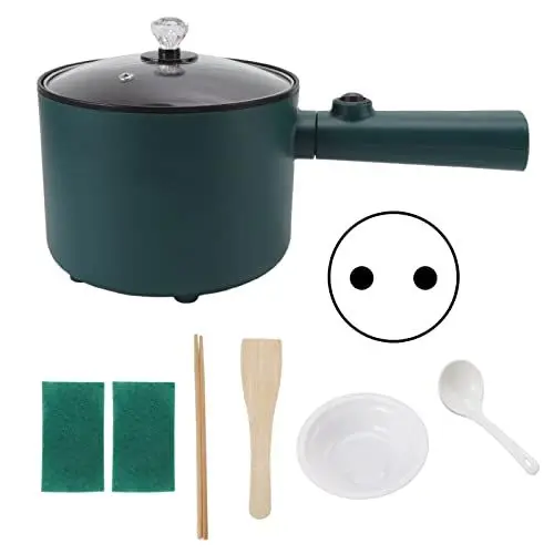 Produktbild: Elektrischer Hot Pot, Mini-Ramen-Kocher 1,8 L Schnellnudelkocher Antihaft-Sauté-Pfanne Mini-Topf 2 Temperaturmodus 6-Funktions-Elektroherd mit Langem Griff und Leistungsanpassung(#1)