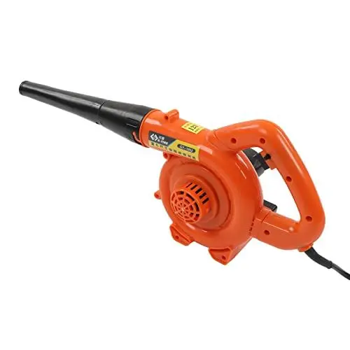 Produktbild: Elektrischer Laubbläser, 12/24 V Elektrischer Mini-Hand-Laubbläser mit Rutschfestem Handgriff Leichte 8-stufige Leistungsstarke Industrielle Luftblaspistole für Erntemaschine (12V)