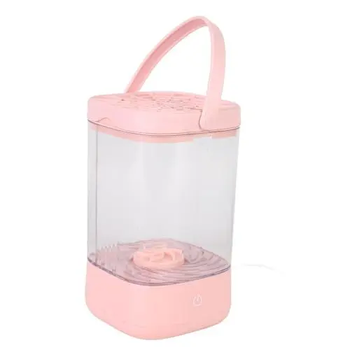 Produktbild: Elektrischer Make-up-Pinselreiniger, Automatische Reinigungsmaschine mit 7000 U/min, Tragbar, für den Schönheitssalon zu Hause (PINK)