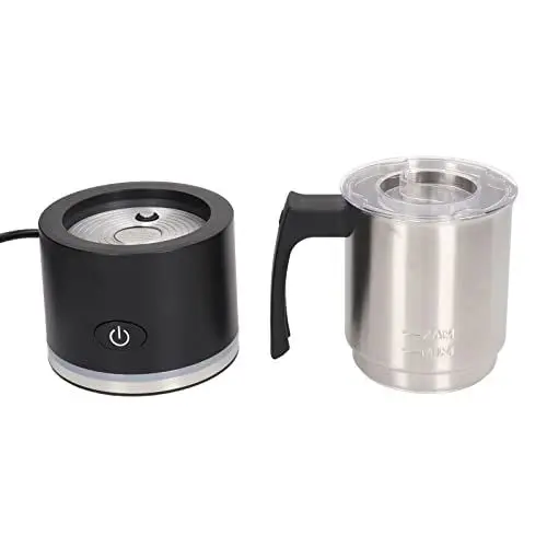 Produktbild: Elektrischer Milchaufschäumer, Kompakt, Leise, Automatischer Heiß-Kaltmilch-Aufschäumer für Kaffee, Heiße Schokolade (BLACK)