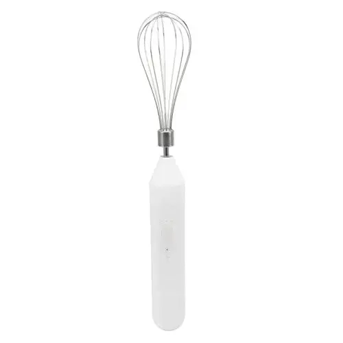 Produktbild: Elektrischer Schneebesen, Kabelloser Handmixer 3 Geschwindigkeiten Zum Backen zu Hause (Weiß)