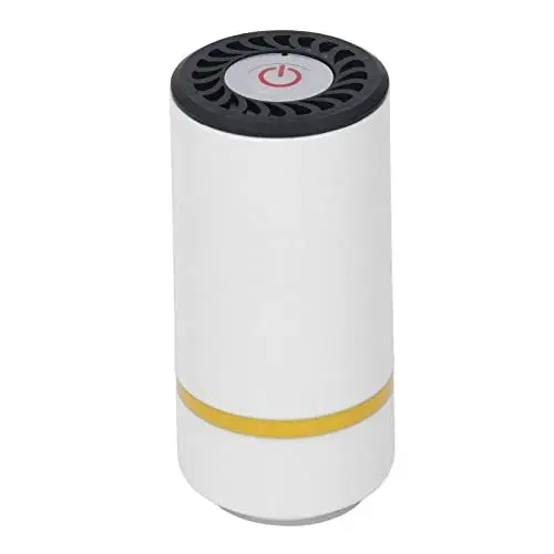 Produktbild: Elektrischer Vakuumierer Lebensmittel-Vakuumierer mit Akku für Lebensmittelverpackungen, USB-Aufladung (Elfenbeinweiß)