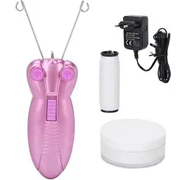 Produktbild: Brrnoo Elektrischer Gesichtshaar Entferner für Frauen, Damen Gesichts Haar Entferner Elektrische Schönheit Epilierer Gesichts Threading Haarentfernung Rasierer, USB Lade Epilierer für Baumwollfäden