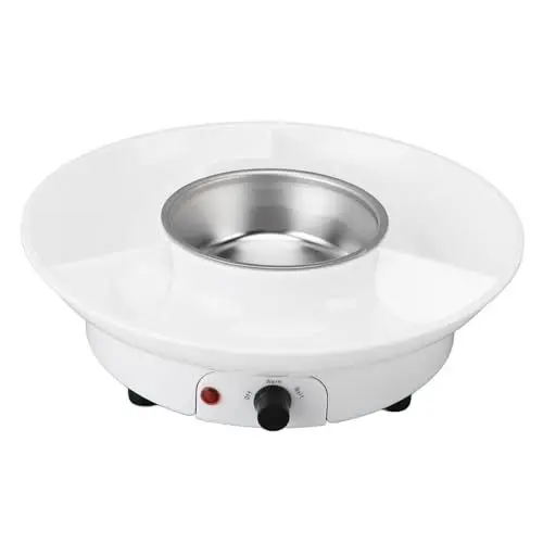 Produktbild: Elektrisches Fondue-Topf-Set, 25 W, 2 Gänge, Öl-Fondue-Topf-Set, Schokoladen-Schmelztopf mit 10 Gabeln, Kleiner Topf Zum Schmelzen von Schokolade für Party, Hochzeit,