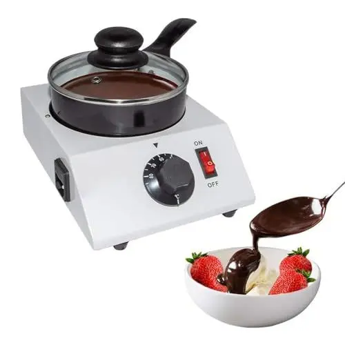 Produktbild: Tnfeeon Elektrisches Fondue-Topf-Set für Käse und Schokolade, Einstellbare Temperaturregelung, Stilvolles Servieren, Abnehmbare Serviertabletts für Vorspeisen und Desserts (-3113230406512), Tnfeeon5obv6k78ts-12, Tnfeeon5obv6k78ts-12