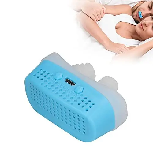 Produktbild: Elektrisches Gegen Schnarchen Gerät, Schnarchstopper Nasendilatator für eine Leichtere Nasenatmung Effektive Anti-Schnarchschienen, Hilft Gegen Schnarchen (BLUE)