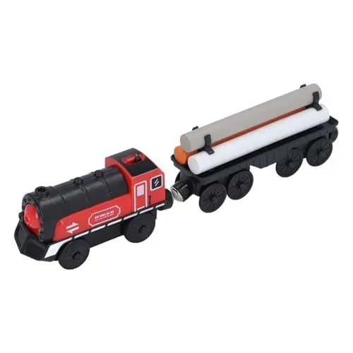 Produktbild: Elektrisches Holzeisenbahn-Set für, Batteriebetrieben, Spielzeugeisenbahn mit Endlosem Spaß für und Mädchen, Ideal für das Lernen und die Entwicklung von Kindern