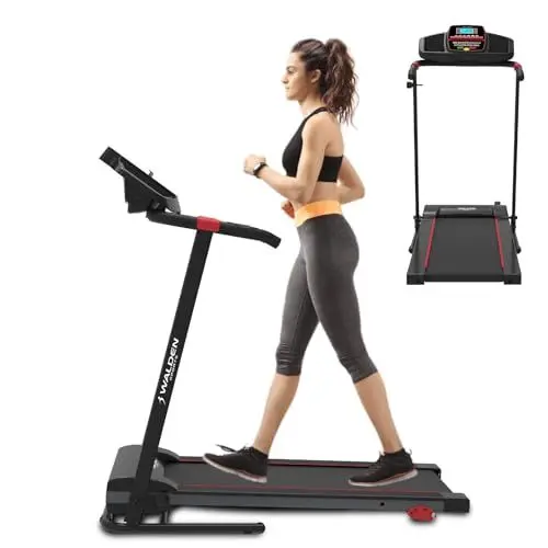 Produktbild: Elektrisches Laufband für zu Hause Faltbares Laufband 10km/h 1-2.5PS 12 voreingestellte Programme LCD-Bildschirm 1-10km/h Modell 2023 Manuelle 3-stufige Neigung… (3600DE)