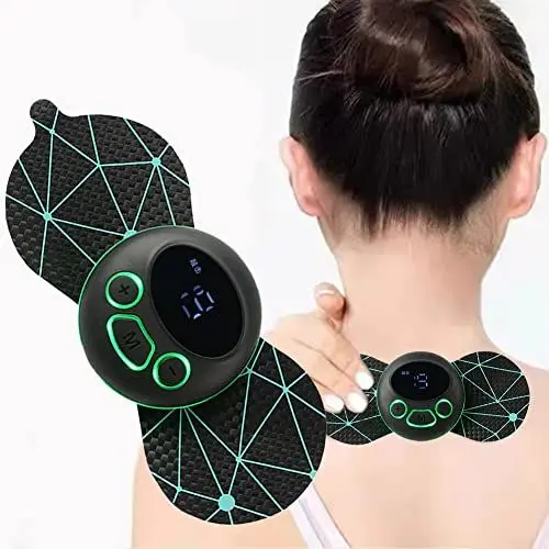 Produktbild: Elektrisches Nackenmassagegerät, tragbares elektrisches Mini-Nackenmassagegerät, Zervixmassage, Rückenmassagegerät, Stimulator, USB-Lademodell