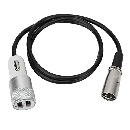 Produktbild: Elektrisches Rollstuhl-Ladegerät, ANGGREK Zinklegierungs-Ladegerät 1 für 2 Universal-USB-Mobilitäts-Scooter-Schnellladegerät für Kleinwagen
