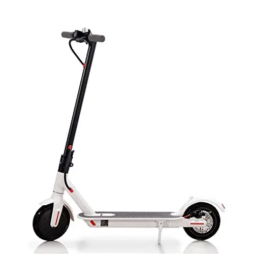 Produktbild: Elektro Scooter 20 Km/h E Scooter 350W, 30 Km Lange Reichweite, Faltbarer Elektroroller mit App inkl Sperr und Cruise-Modus, 8,5 Zoll Wabenreifen E Roller für Erwachsene bis 100kg (Weiß)