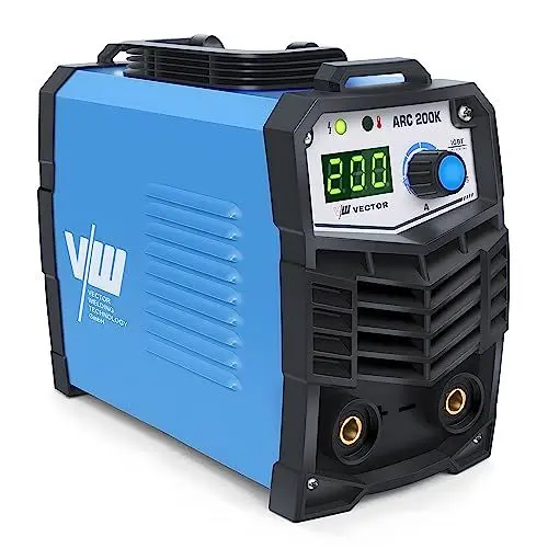 Produktbild: Elektroden Schweißgerät 200 A - Schweißgerät Elektrode - Inverter Schweissgerät - Elektroden Inverter - ARC Welder - Einsteigergerät - Elektro schweißgerät - IGBT ARC200K - VECTOR WELDING