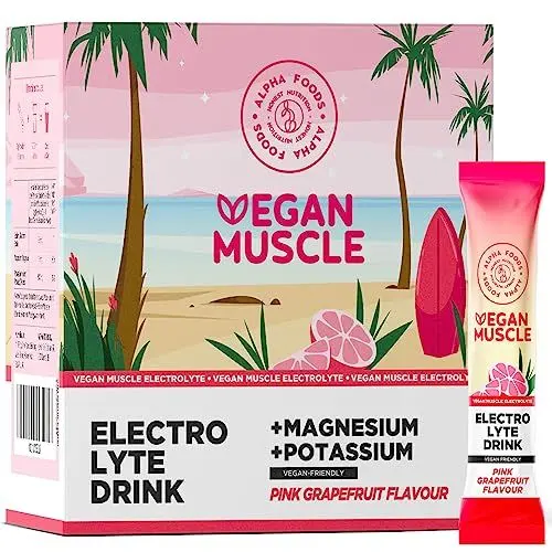 Produktbild: Elektrolyte Komplex Pulver - Natrium, Magnesium, Kalium - ohne Zucker - Unterstützung zur Sport Hydration - Grapefruit Geschmack - 30 Portionen Electrolytes