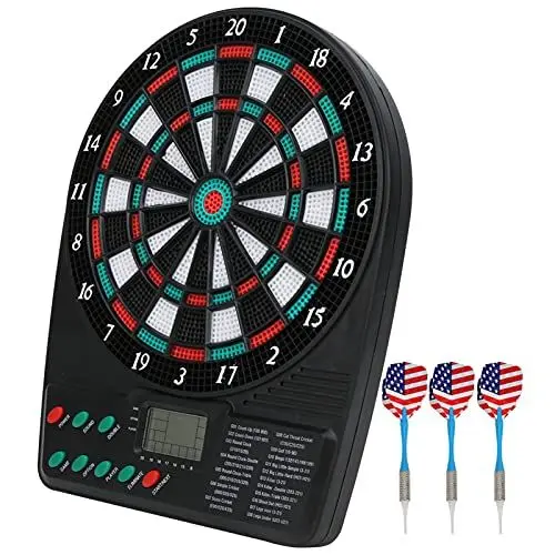 Produktbild: Elektronische Dartscheibe, Dartscheibe für Erwachsene Elektronische Soft-Dartscheibe, für maximale Haltbarkeit Familienfreizeit