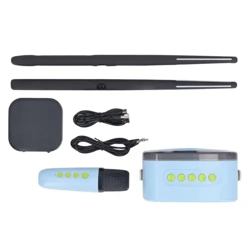 Produktbild: Elektronisches Schlagzeug-Set, Tragbares Elektrisches Lufttrommel-Set mit Trommelstöcken für Erwachsene und -Schlagzeuger (BLACK)