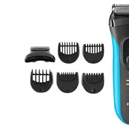 Produktbild: Elektrorasierer Trimmerkopf für Serie 3, Elektrorasiererkopf mit 5 X Führungskamm 1/2/3/5/7 Mm, Ersatzscherkopf (nur Scherkopf, kein Rasierer)