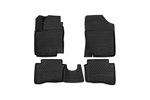 Produktbild: Element 3D Gummimatten Set passend für Hyundai i30 | Mk3 III | 2017-2025 | 100% passgenaue Auto Fußmatten, robuste Universal Fußmatte Auto, Gummimatten Auto, Auto Fussmatten Gummi