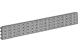 Produktbild: Element System 11400-00004 Heimwerker-System-Wand-Stahllochplatte 11400, 800x200, FE, weiß (ähnl. RAL 9003), 2 Stück