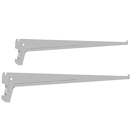 Produktbild: Element System PRO-TRÄGER - Sicherheitsträger mit 2 Einhängehaken und Aushängesicherung - 400 mm, Stahl, Weiß, 2 Stk.