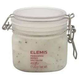 Produktbild: Elemis Frangipani Monoi Salz-Körperpeeling, Glättendes Peeling, Glättet und Spendet Feuchtigkeit, Leichter Duft, Mineralstoffreich, Tiefenreinigend, 490 ml