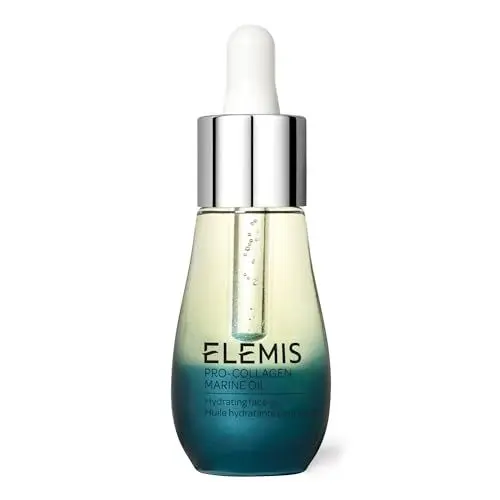 Produktbild: Elemis Pro-Kollagen Meeresöl, Anti-Falten Gesichtsöl, Trio Mariner Wirkstoffe, Leichte Feuchtigkeitspflege, Nährt und Revitalisiert, 15 ml