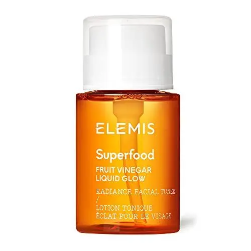 Produktbild: Elemis Superfood Frucht Essig Fluid Glow, AHA Gesichtswasser mit Prebiotic, Erfrischendes Gesichtswasser für Helligkeit, Balance und Exfoliation, Sanftes Gesichtswasser für Strahlende Haut, 145ml