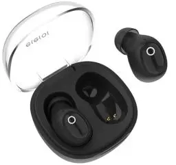 Produktbild: eleror Kabellose Ohrhörer für kleine Ohren, Damen, Herren,Bluetooth-Ohrhörer für kleine Gehörgänge, Mini-Ohrstöpsel, kabellose Bluetooth-Kopfhörer für iPhone, Android-Ohrhörer (Schwarz)