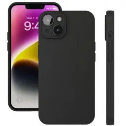 Produktbild: ELEVAVIDA Handyhülle für iPhone 14 schwarz matt mit Kameraschutz - stoßfeste, Kratzfeste Schutzhülle für Apple iPhone 14 Slim case - Anti-Fingerabdruck