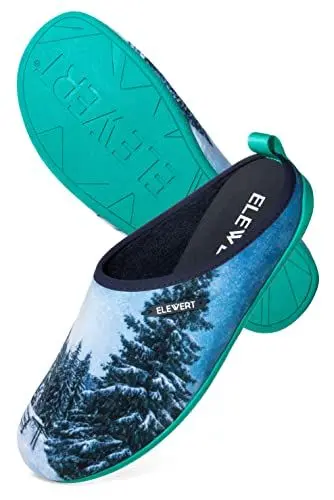 Produktbild: ELEWERT® Hausschuhe für Herren und Damen I SOFTIE Pantoffeln I Slipper für Sommer und Winter I Extra Komfortabel I Atmungsaktiv I Rutschfeste Gummisohle I Mehrfarbig NEVADA, EU 41