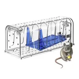 Produktbild: Elezenioc Mausefalle Lebend, Lebendfalle Maus, Innovative Hochsensitive Lebendfalle Maus,Tierfreundliche Hygenische Mäusefalle mit Doppeltüren,Keiner Kontakt mit Mäusen,Quick Release Ausgang