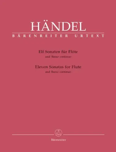 Produktbild: Elf Sonaten für Flöte und Basso continuo. Spielpartitur(en), Stimmensatz, Urtextausgabe, Sammelband. BÄRENREITER URTEXT