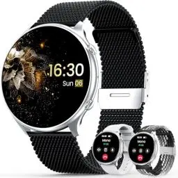 Produktbild: elfofle Smartwatch Damen mit Telefonfunktion, 1,39