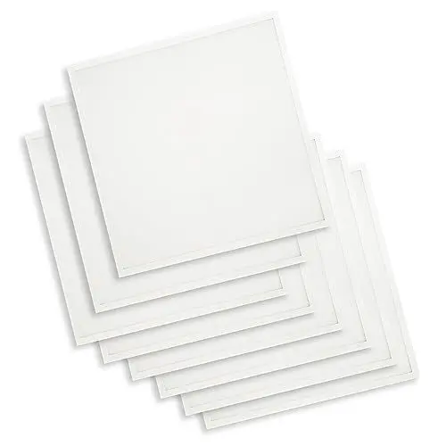 Produktbild: ELG Leuchten 8 x Hochwertige LED Panelleuchte, Einlegeleuchte 62x62cm, Rasterdeckenleuchte, 4000K (neutralweiß), 4000 Lumen, 25 Watt (inkl. Treiber)