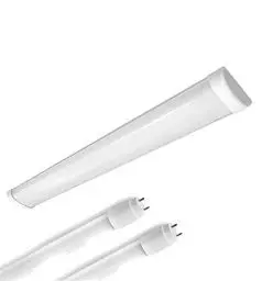 Produktbild: ELG Leuchten Aufbauleuchte Feuchtraumleuchte 120cm, 2-flammig, inkl. Glas LED Röhren 2x13,5W 6500K 2x2100lm Werkstattleuchte Arbeitsleuchte Werkstattlampe Feuchtraumleuchten Hallenleuchte (6500k-os)